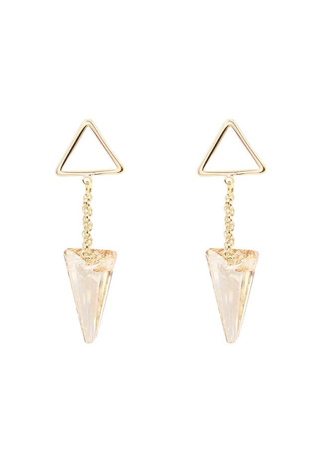 Julia Crystal Spike Drop Earrings