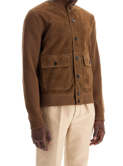 Tom Ford knit and suede blouson