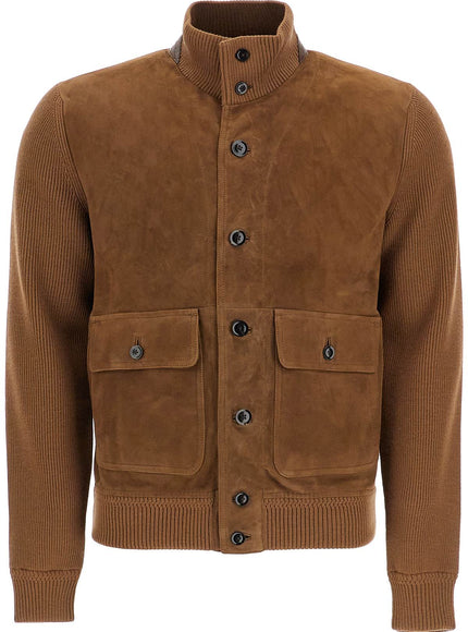 Tom Ford knit and suede blouson