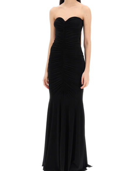 Norma Kamali strapless mermaid-style long dress