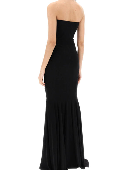 Norma Kamali strapless mermaid-style long dress