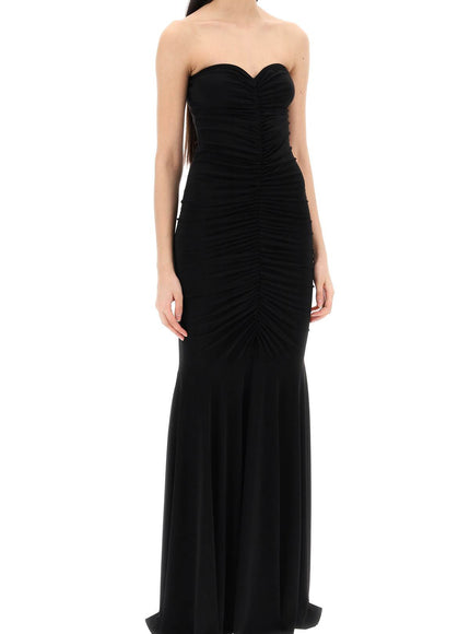 Norma Kamali strapless mermaid-style long dress