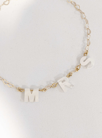 Kenzie 'Mrs' Pearl Anklet