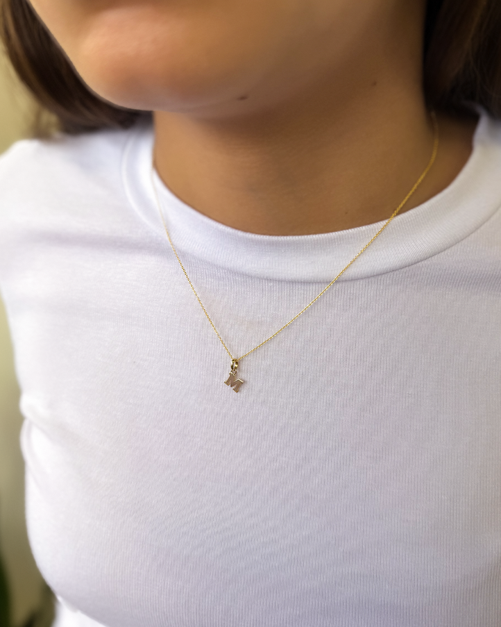 Zoe Lev Kids 14K Gold Initial Necklace