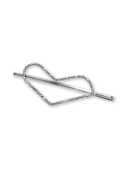 Kimmy Crystal Heart Hairpiece