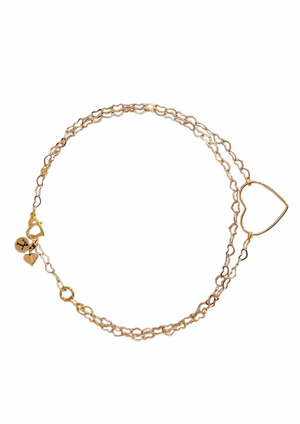 Ariel Taub Kori Heart Anklet