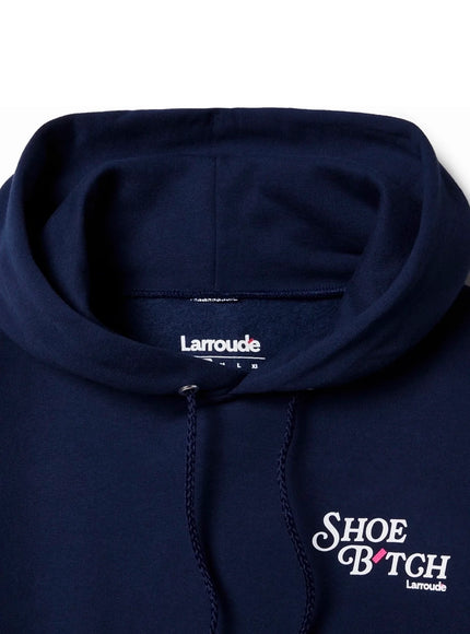Larroude Shoe B´tch Hoodie In Navy