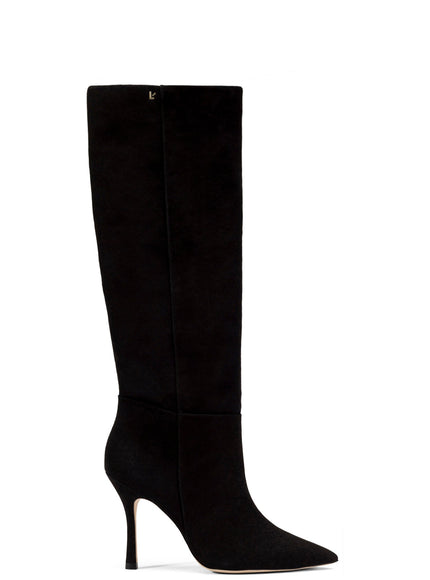 Larroude Kate Boot In Black Suede