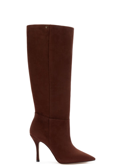 Larroude Kate Boot In Brown Suede Brown