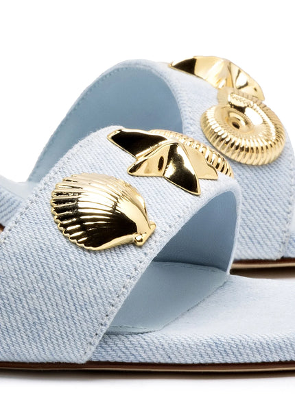 Larroude Madison Block In Maya Denim