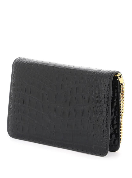 Tom Ford whitney crocodile print shoulder bag.