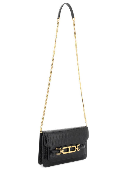 Tom Ford whitney crocodile print shoulder bag.