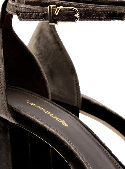 Larroude Ari Pump In Expresso Velvet