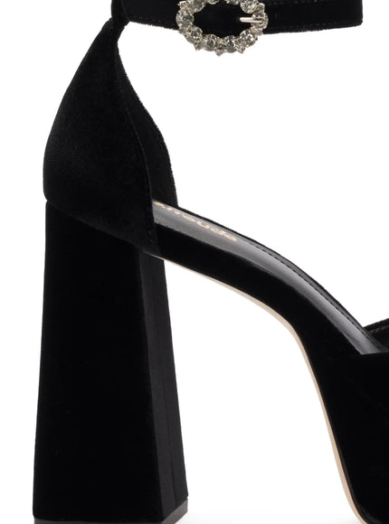 Larroude Ari Pump In Black Velvet