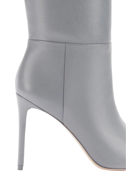 Larroudé x Jennifer Fisher Boot In Cement Grey Leather