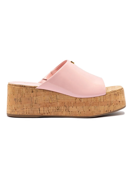 Larroude Charli Mule In Tulip Leather Tulip