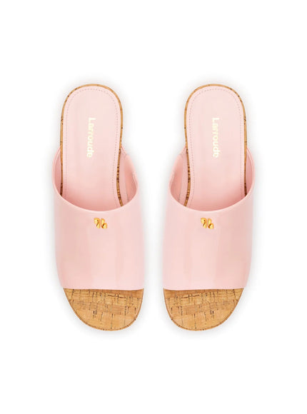 Larroude Charli Mule In Tulip Leather