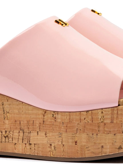 Larroude Charli Mule In Tulip Leather