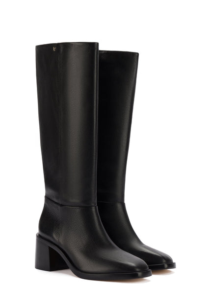 Larroude Ricky Boot In Black Leather