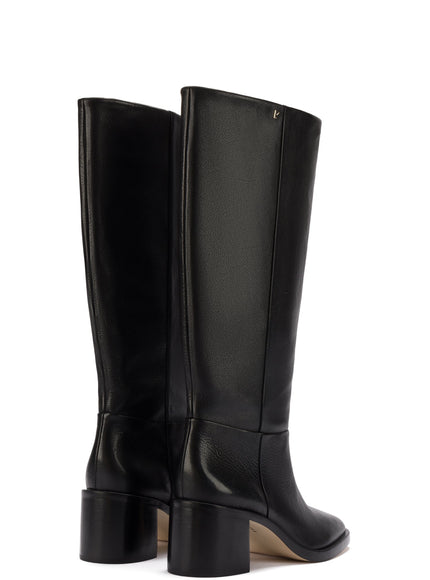 Larroude Ricky Boot In Black Leather