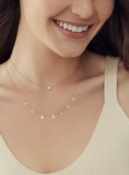 Zoe Lev Large Bezel Diamond Necklace