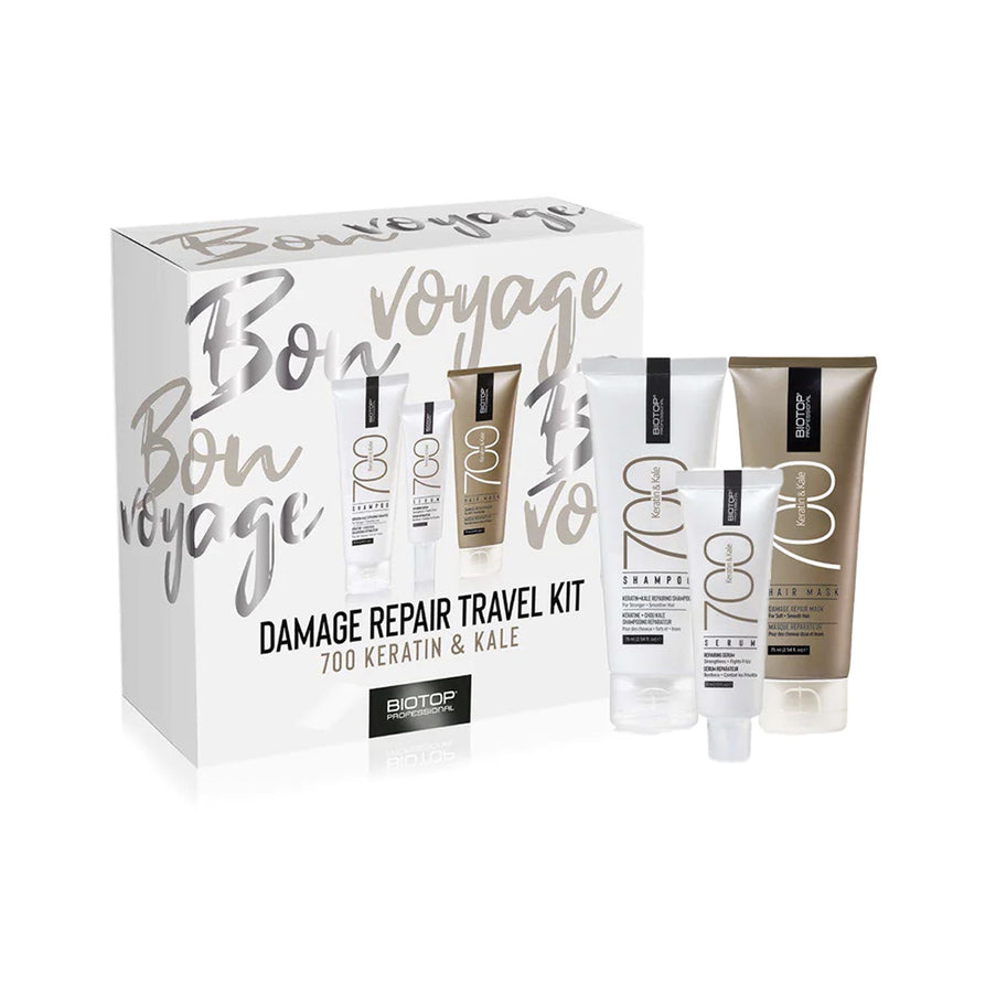 Biotop Professinal 700 Keratin + Kale Damage Repair Travel Kit 3 pc.