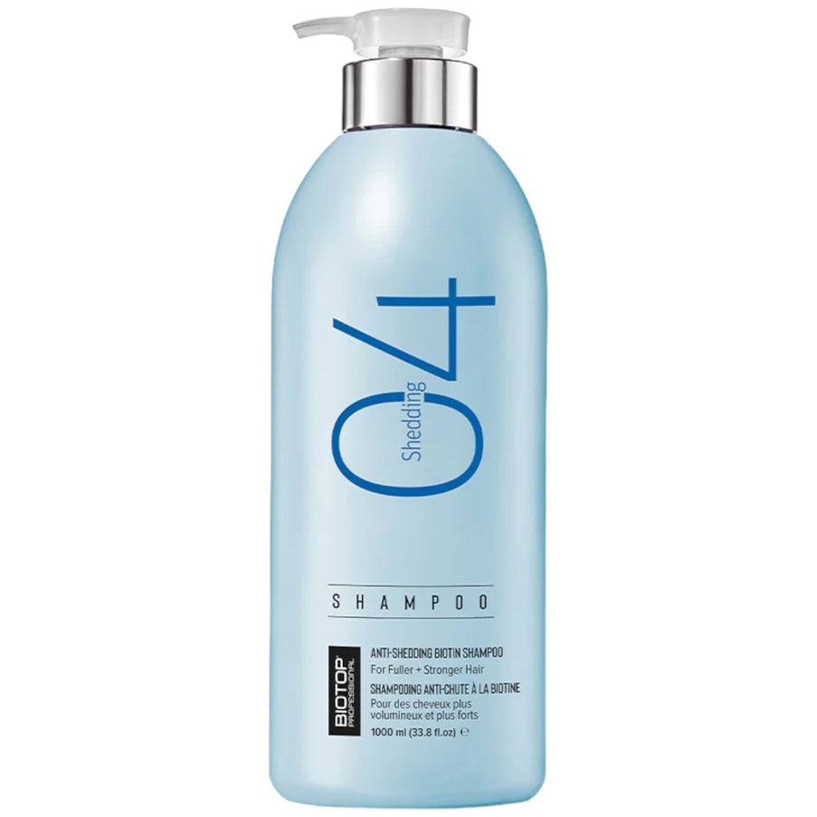Biotop Professional 04 Anti-Shedding Biotin Shampoo 33.8 Fl. oz. Liter