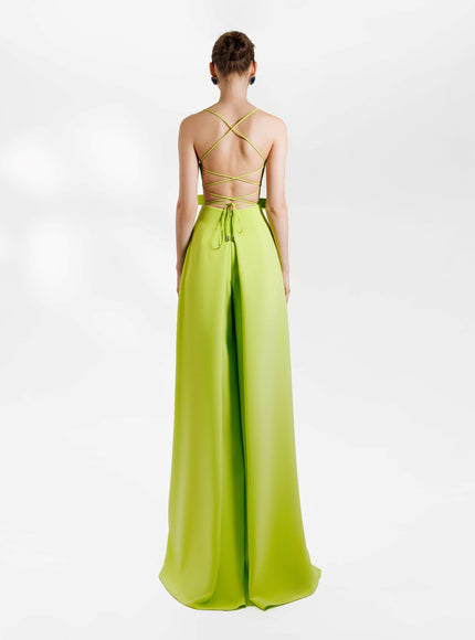 Gemy Maalouf Flared Pant Crepe Set