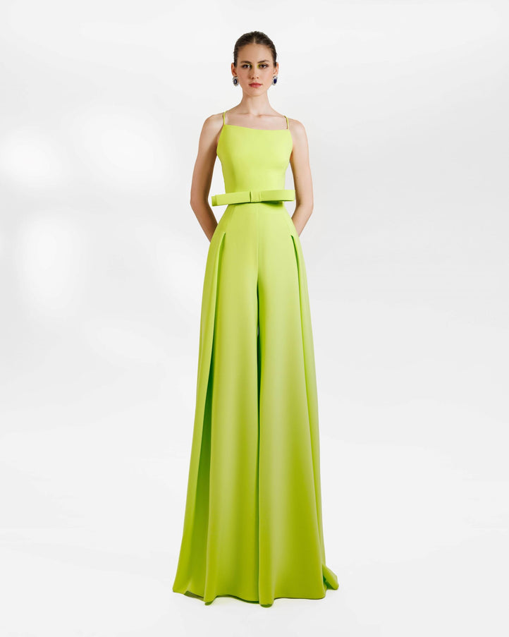 Gemy Maalouf Flared Pant Crepe Set