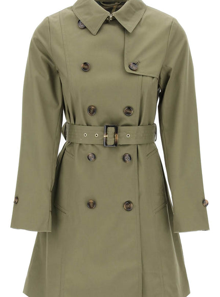 Barbour Double-Breasted Trench Coat