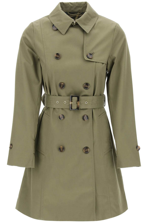 Barbour Double-Breasted Trench Coat