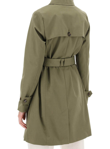 Barbour Double-Breasted Trench Coat