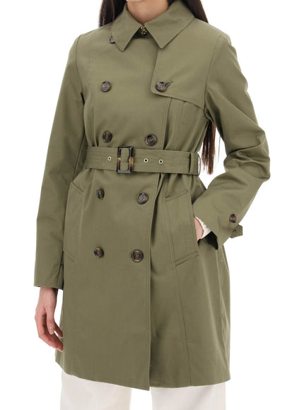 Barbour Double-Breasted Trench Coat