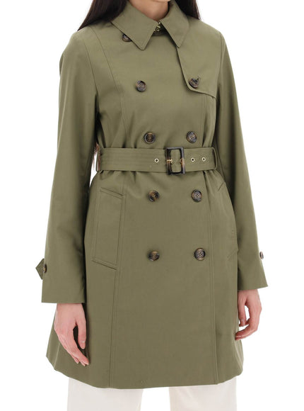 Barbour Double-Breasted Trench Coat