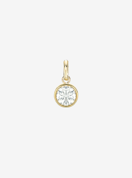 Zoe Lev Large Bezel Diamond Pendant