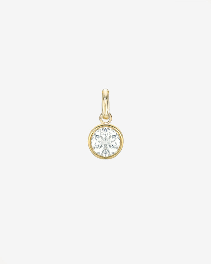 Zoe Lev Large Bezel Diamond Pendant