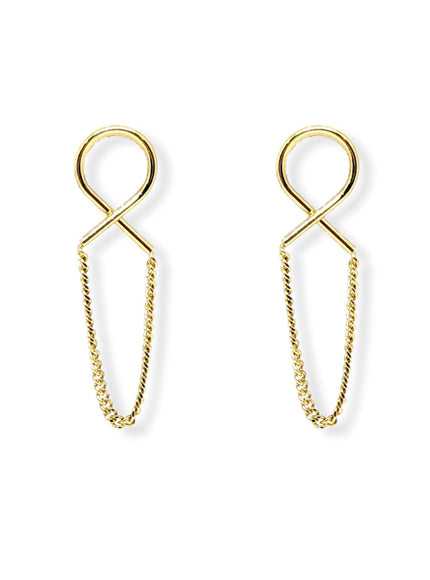 Lexie Infinity Chain Earrings