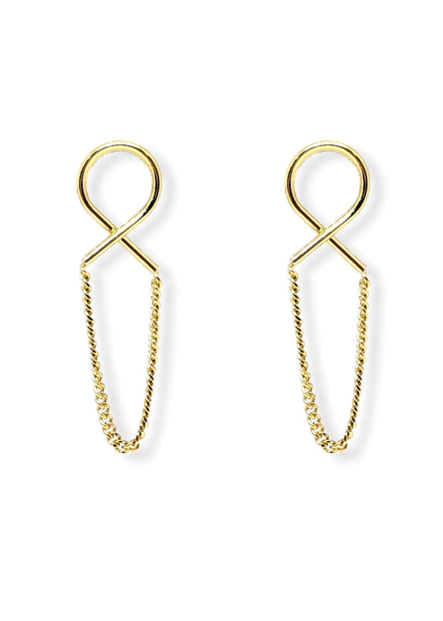 Lexie Infinity Chain Earrings