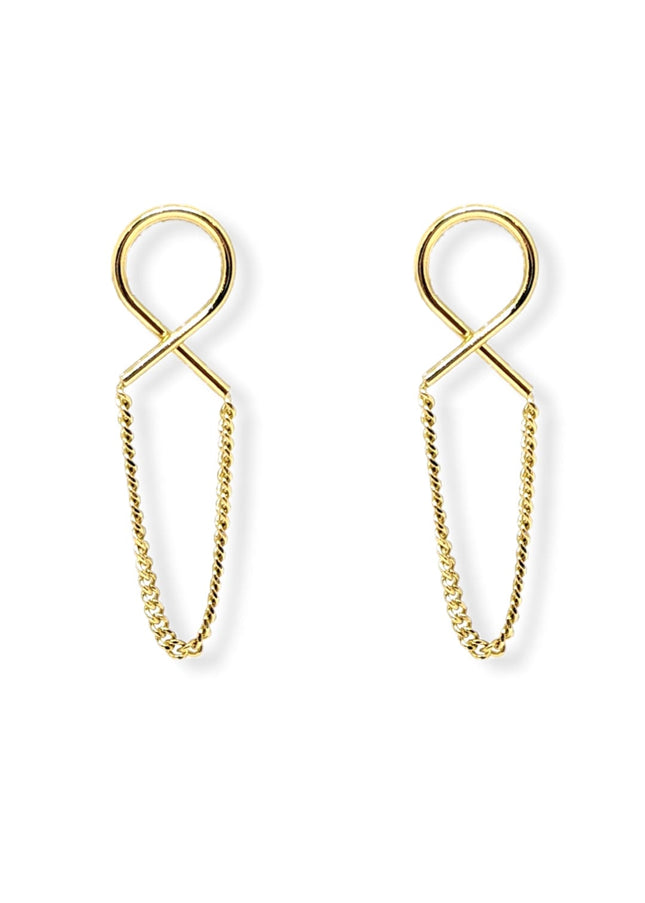 Lexie Infinity Chain Earrings