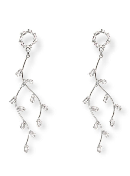 Lily Crystal Drop Earrings