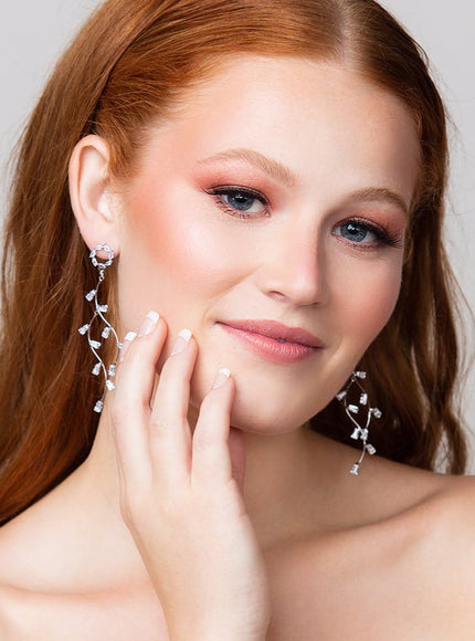 Lily Crystal Drop Earrings