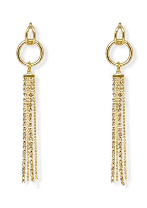Liv Crystal Fringe Earrings