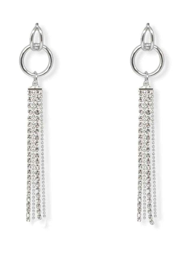 Liv Crystal Fringe Earrings