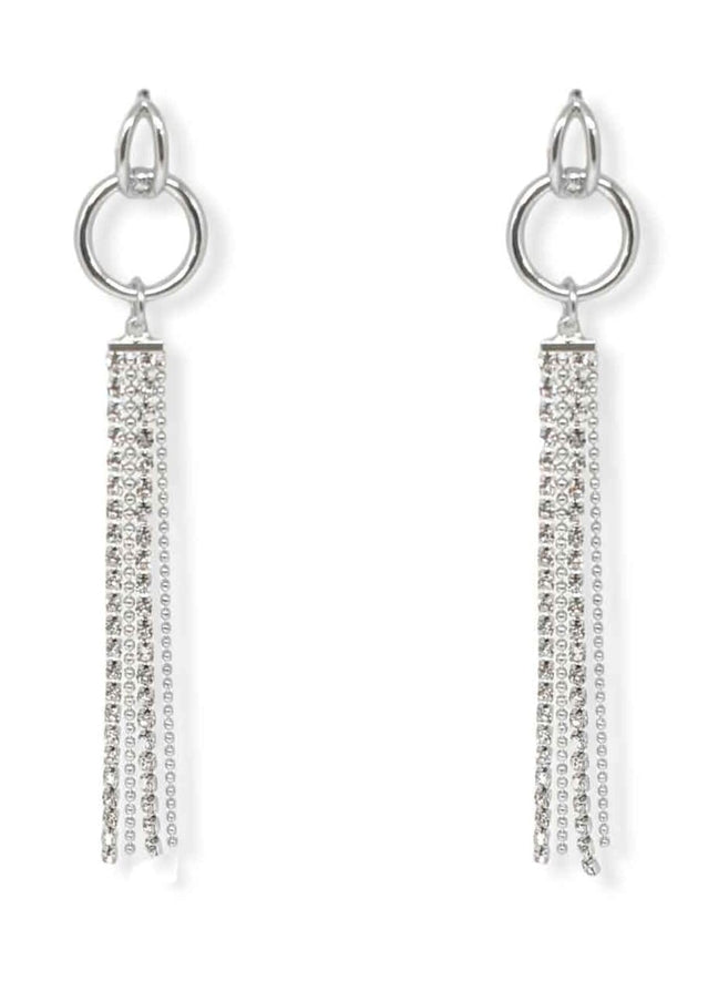 Liv Crystal Fringe Earrings