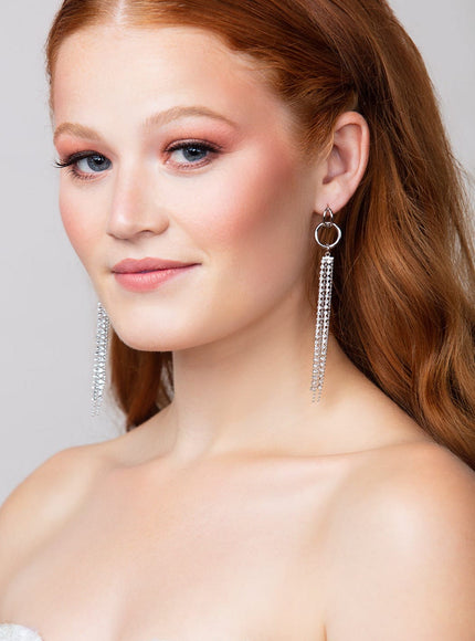Liv Crystal Fringe Earrings