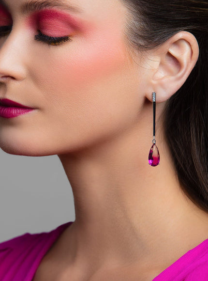 Lyla Crystal Drop Earrings