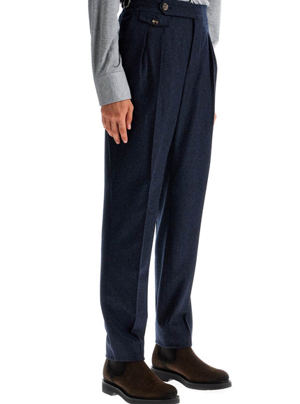 Brunello Cucinelli tailored fit flannel pants