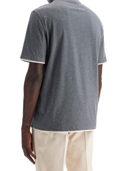 Brunello Cucinelli layered-effect t-shirt