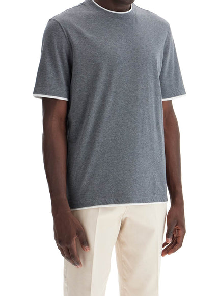 Brunello Cucinelli layered-effect t-shirt