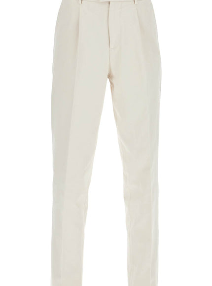 Brunello Cucinelli leisure fit gabardine trousers